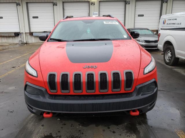 1C4PJMBS2HW618429 - 2017 JEEP CHEROKEE TRAILHAWK RED photo 5