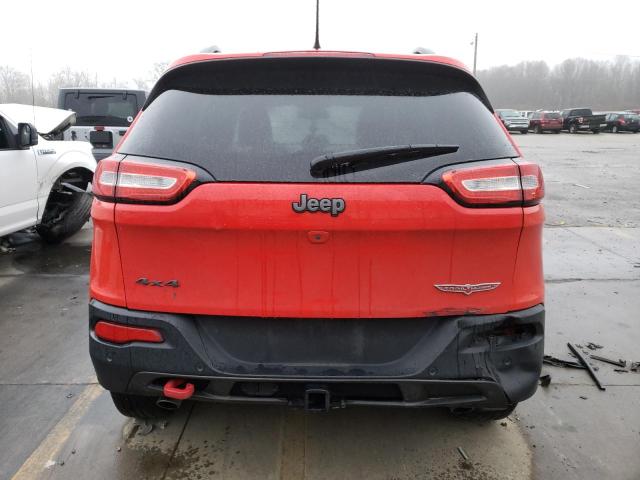 1C4PJMBS2HW618429 - 2017 JEEP CHEROKEE TRAILHAWK RED photo 6