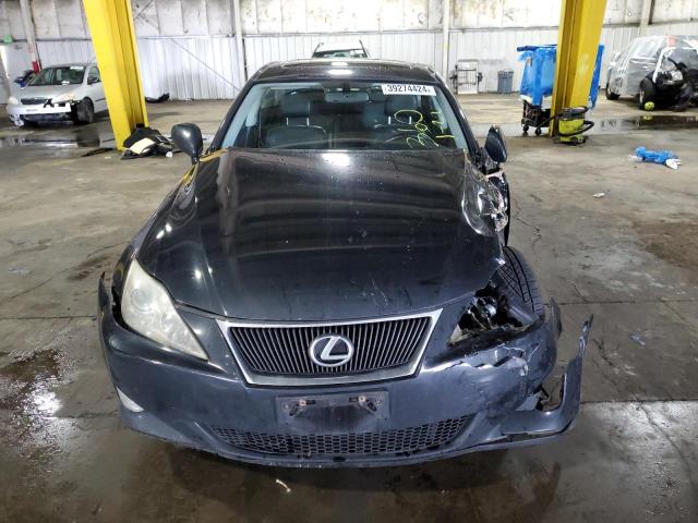 JTHBK262982078878 - 2008 LEXUS IS 250 BLACK photo 5