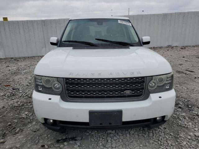 SALME1D40BA340003 - 2011 LAND ROVER RANGE ROVE HSE WHITE photo 5