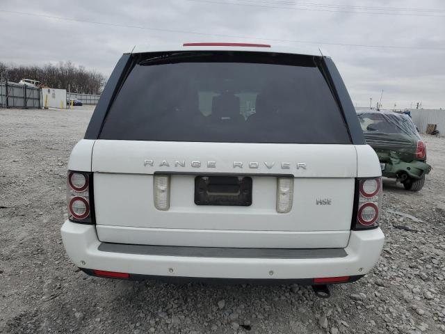 SALME1D40BA340003 - 2011 LAND ROVER RANGE ROVE HSE WHITE photo 6