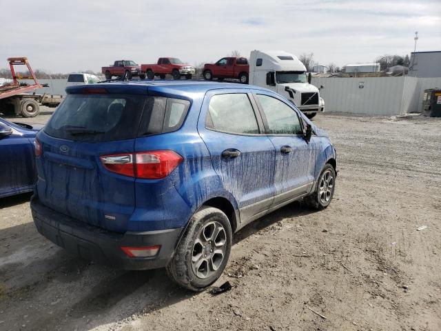 MAJ3P1RE3JC232398 - 2018 FORD ECOSPORT S BLUE photo 3