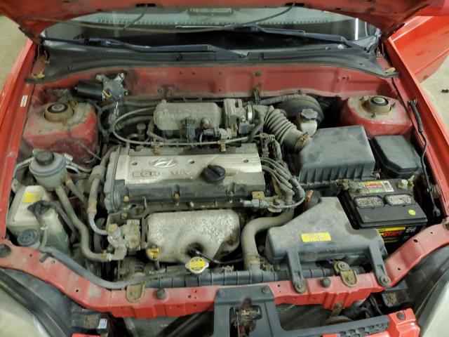 KMHCG45C93U485931 - 2003 HYUNDAI ACCENT GL RED photo 11