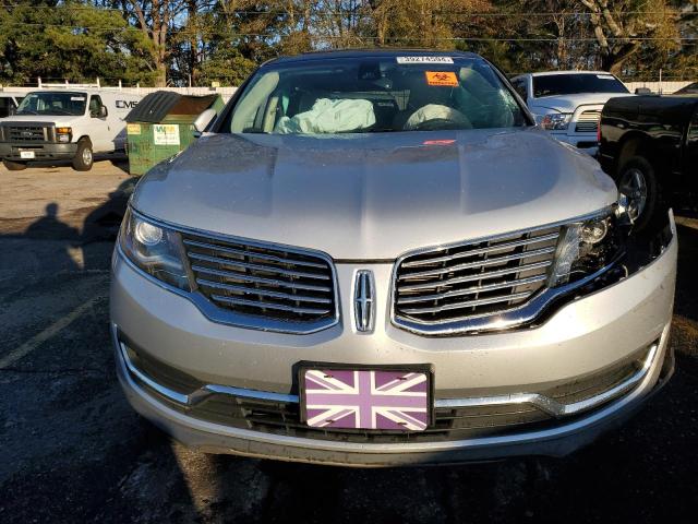 2LMTJ6LR1GBL73788 - 2016 LINCOLN MKX RESERVE SILVER photo 5