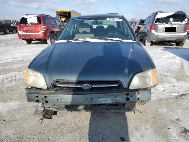 4S3BE635327204497 - 2002 SUBARU LEGACY L GREEN photo 5
