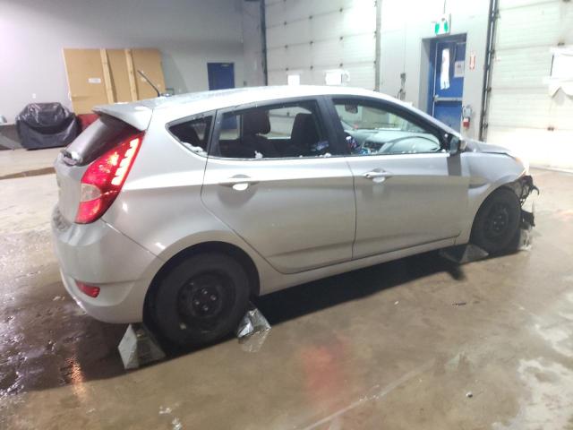 KMHCT5AE3FU229054 - 2015 HYUNDAI ACCENT GS SILVER photo 3