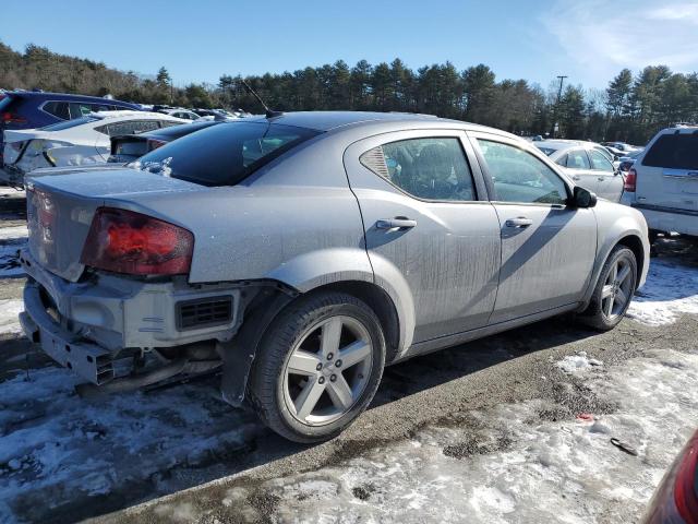 1C3CDZAB6DN680649 - 2013 DODGE AVENGER SE SILVER photo 3