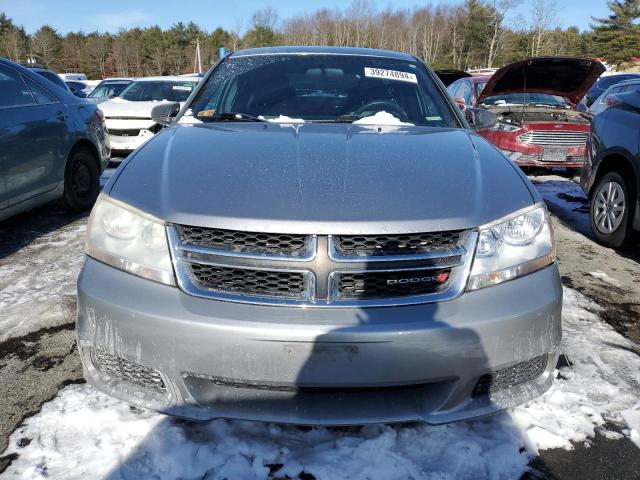 1C3CDZAB6DN680649 - 2013 DODGE AVENGER SE SILVER photo 5