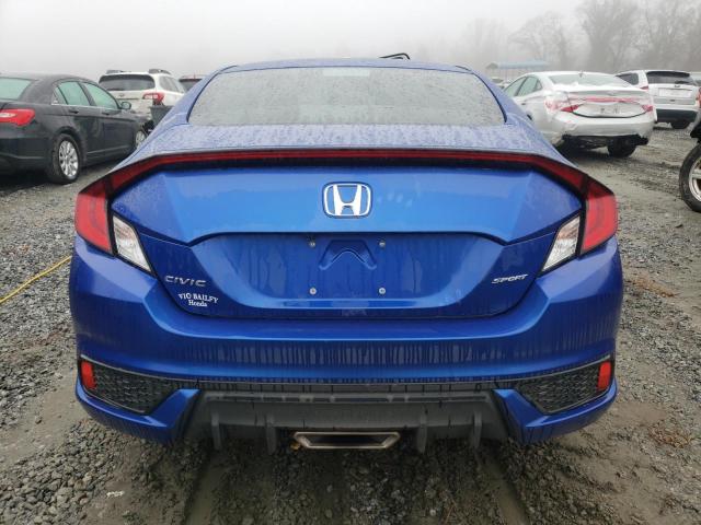 2HGFC4B86LH301935 - 2020 HONDA CIVIC SPORT BLUE photo 6