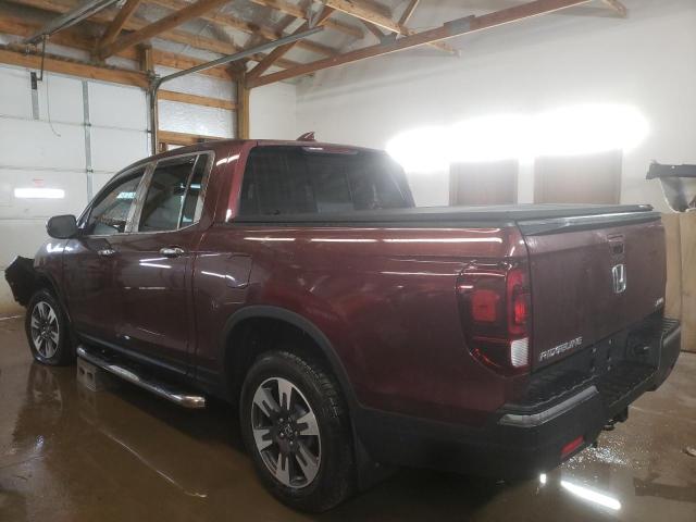 5FPYK3F62KB026332 - 2019 HONDA RIDGELINE RTL BURGUNDY photo 2