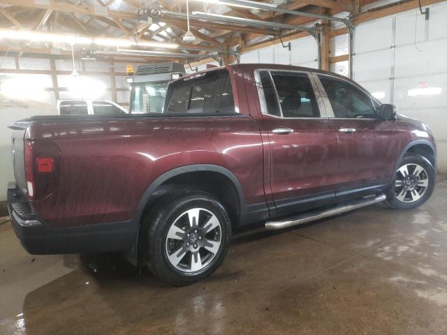 5FPYK3F62KB026332 - 2019 HONDA RIDGELINE RTL BURGUNDY photo 3