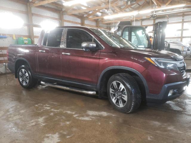 5FPYK3F62KB026332 - 2019 HONDA RIDGELINE RTL BURGUNDY photo 4