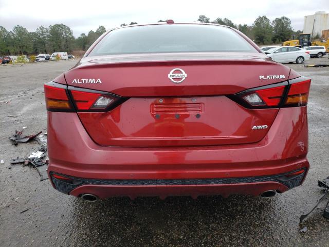 1N4BL4FW4MN325252 - 2021 NISSAN ALTIMA PLATINUM RED photo 6