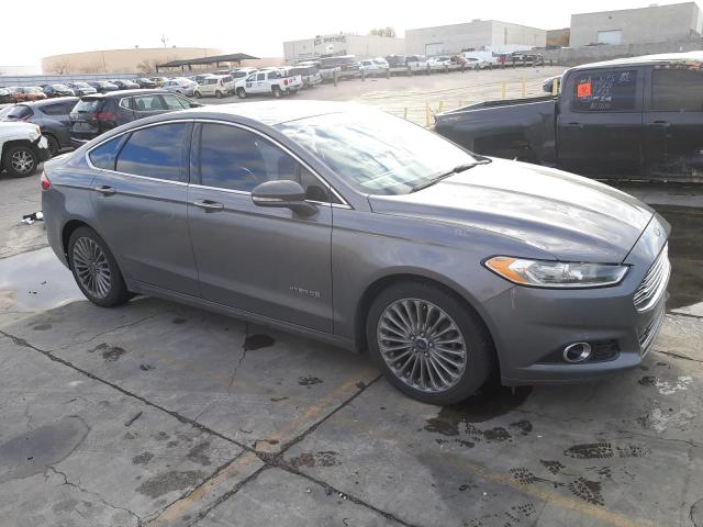 3FA6P0RU9DR282145 - 2013 FORD FUSION TITANIUM HEV CHARCOAL photo 4