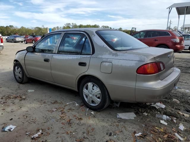 1NXBR12E0YZ315068 - 2000 TOYOTA COROLLA VE BEIGE photo 2