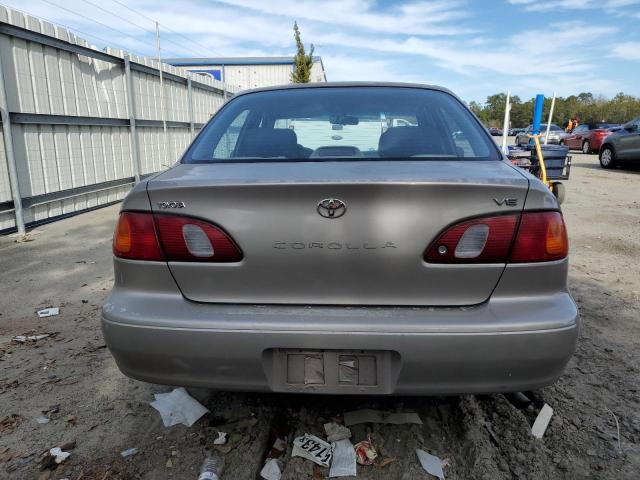 1NXBR12E0YZ315068 - 2000 TOYOTA COROLLA VE BEIGE photo 6