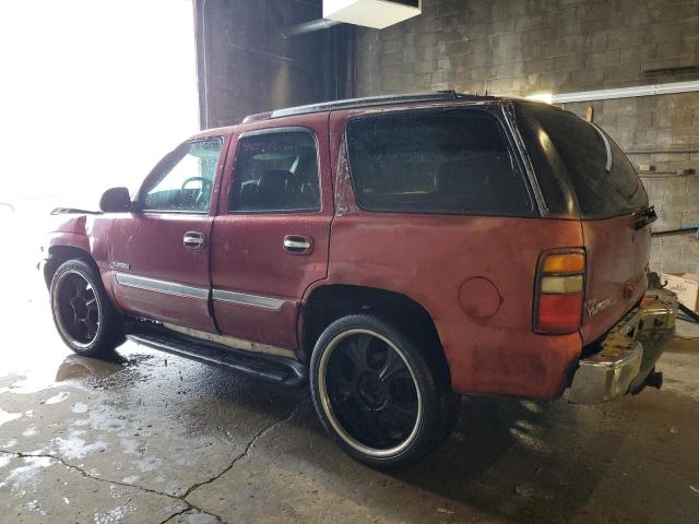 1GKEK13Z72R118002 - 2002 GMC YUKON RED photo 2