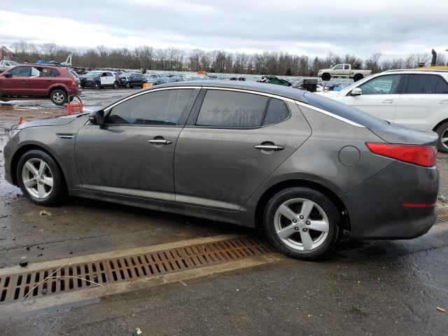 5XXGM4A74EG287306 - 2014 KIA OPTIMA LX GRAY photo 2