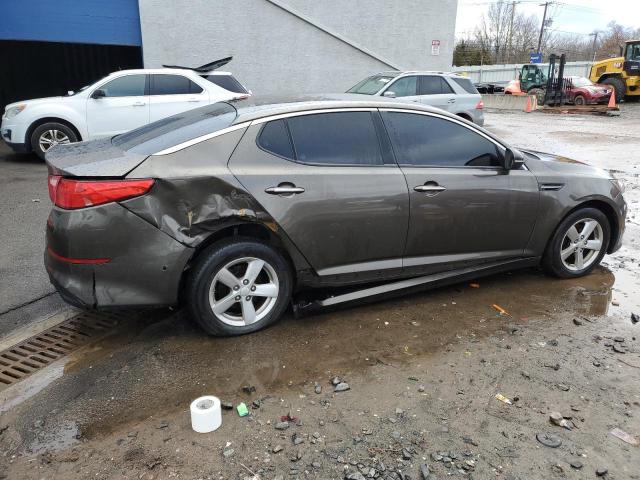 5XXGM4A74EG287306 - 2014 KIA OPTIMA LX GRAY photo 3