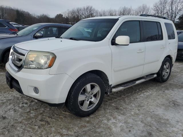 5FNYF4H50BB026644 - 2011 HONDA PILOT EXL WHITE photo 1