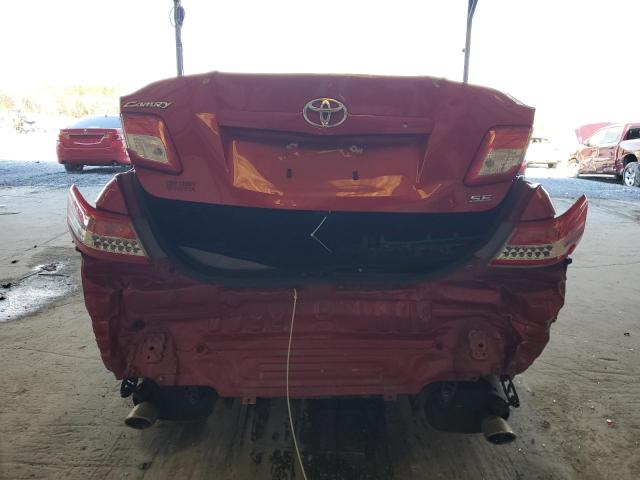 4T1BF3EK7BU123854 - 2011 TOYOTA CAMRY BASE RED photo 6