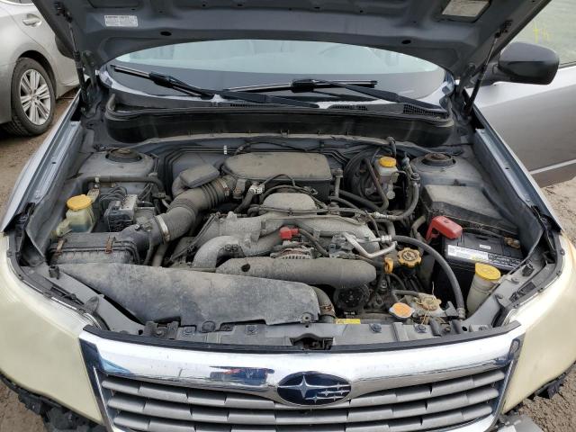 JF2SH6BC7AH763701 - 2010 SUBARU FORESTER XS Plata foto 11