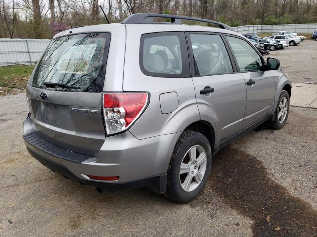 JF2SH6BC7AH763701 - 2010 SUBARU FORESTER XS Plata foto 3