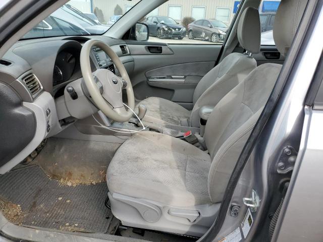 JF2SH6BC7AH763701 - 2010 SUBARU FORESTER XS Plata foto 7