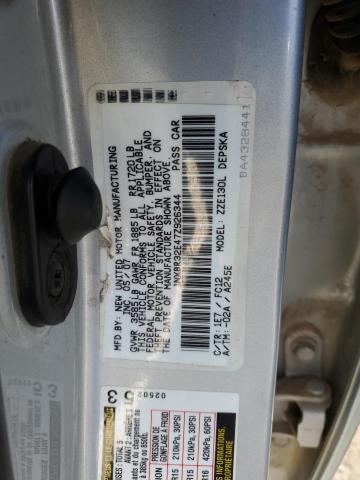 1NXBR32E47Z926344 - 2007 TOYOTA COROLLA CE SILVER photo 12