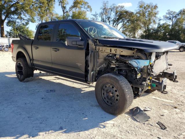 1FTFW1E58NFA81174 - 2022 FORD F150 SUPERCREW BLACK photo 4