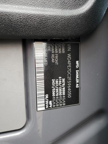 WD4PE7DC2F5964050 - 2015 MERCEDES-BENZ SPRINTER 2500 GRAY photo 13