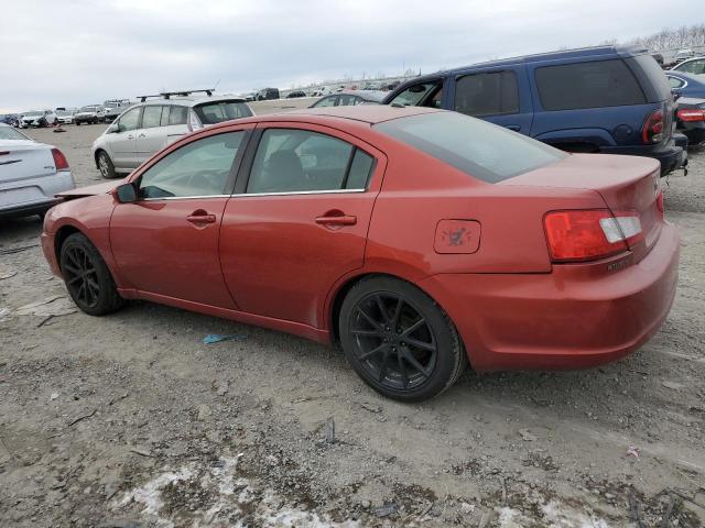 4A32B3FF3BE018950 - 2011 MITSUBISHI GALANT ES RED photo 2