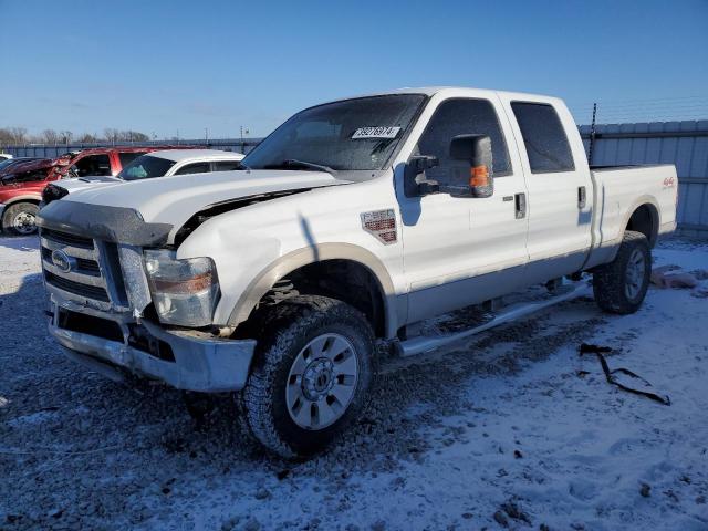 1FTWW31R08EA92703 - 2008 FORD F350 SRW SUPER DUTY WHITE photo 1