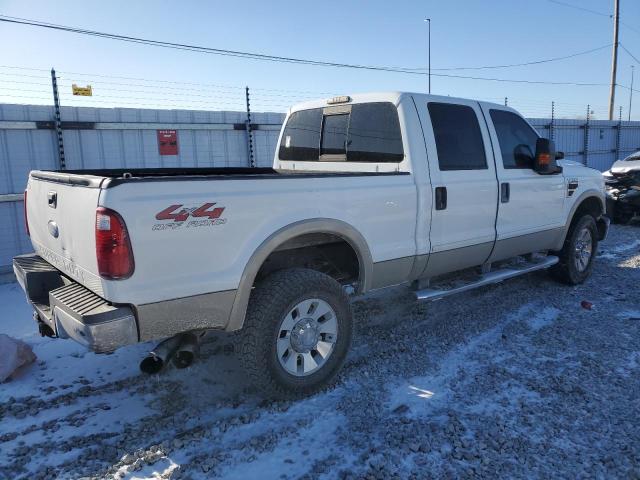 1FTWW31R08EA92703 - 2008 FORD F350 SRW SUPER DUTY WHITE photo 3