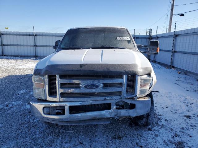 1FTWW31R08EA92703 - 2008 FORD F350 SRW SUPER DUTY WHITE photo 5