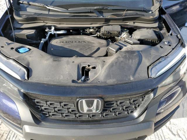 5FNYF8H5XMB023275 - 2021 HONDA PASSPORT EXL BLUE photo 11