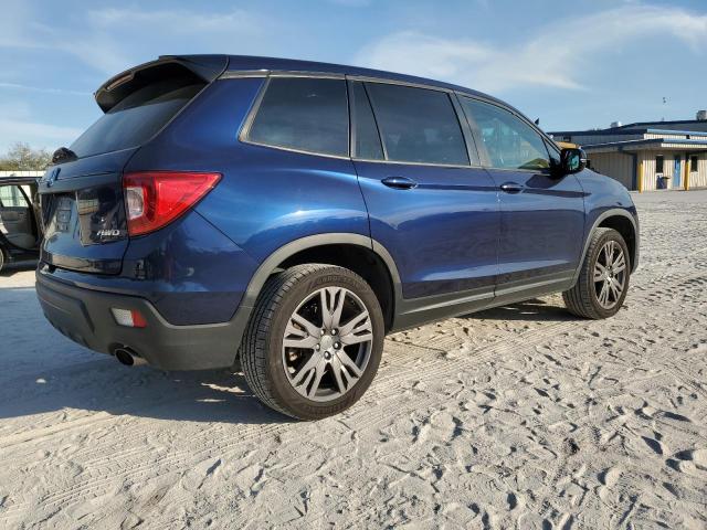 5FNYF8H5XMB023275 - 2021 HONDA PASSPORT EXL BLUE photo 3