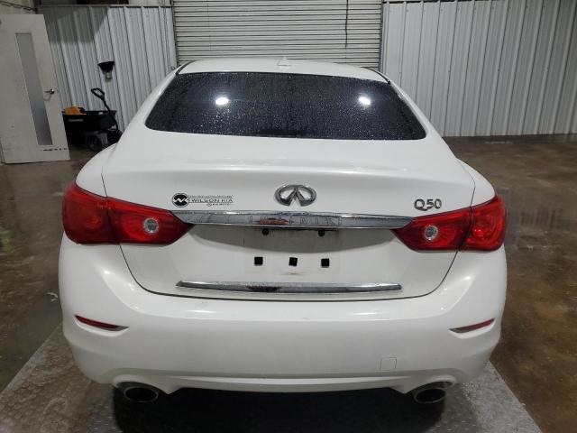 JN1BV7AP9FM358197 - 2015 INFINITI Q50 BASE WHITE photo 6