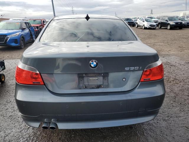 WBANE73537CM46818 - 2007 BMW 530 I GRAY photo 6