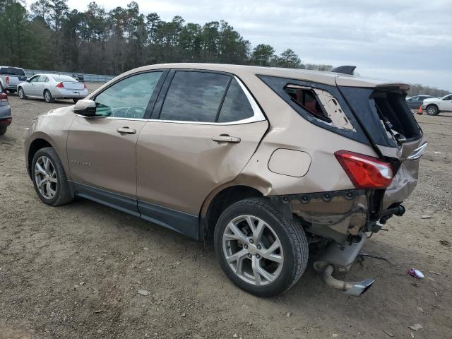 2GNAXKEX7J6174570 - 2018 CHEVROLET EQUINOX LT GOLD photo 2