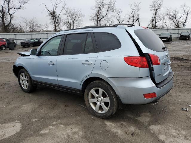 5NMSH73E67H127329 - 2007 HYUNDAI SANTA FE SE BLUE photo 2