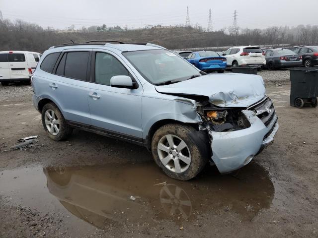 5NMSH73E67H127329 - 2007 HYUNDAI SANTA FE SE BLUE photo 4