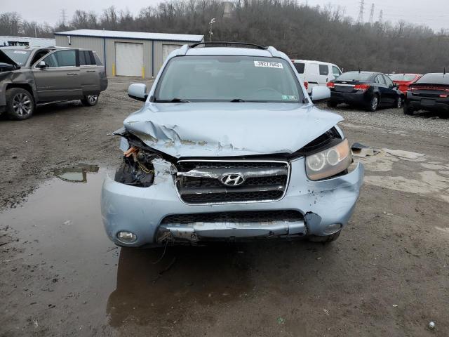 5NMSH73E67H127329 - 2007 HYUNDAI SANTA FE SE BLUE photo 5