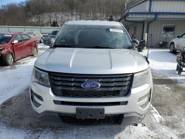 1FM5K8AR4HGD06192 - 2017 FORD EXPLORER POLICE INTERCEPTOR SILVER photo 5
