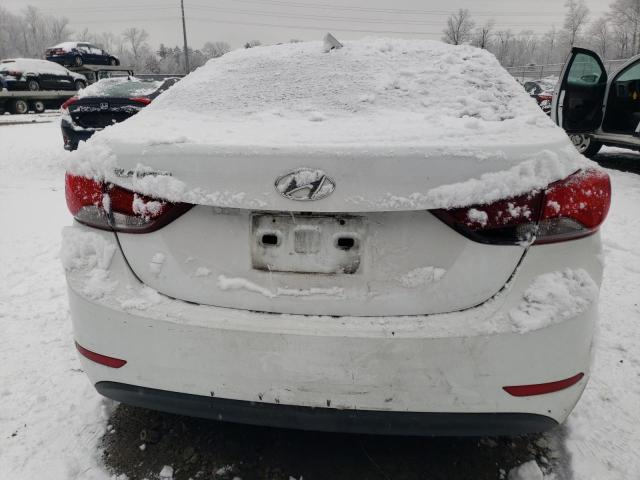 5NPDH4AE5GH654632 - 2016 HYUNDAI ELANTRA SE WHITE photo 6