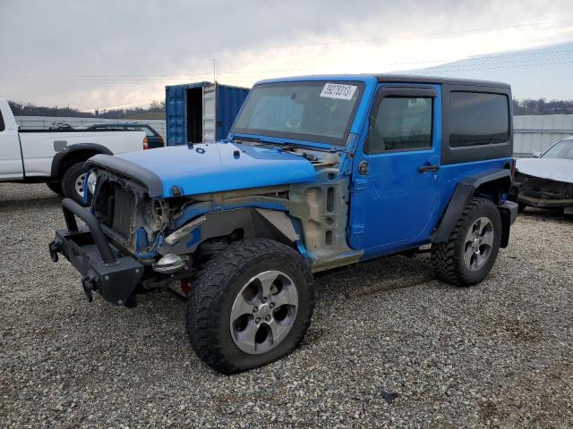 1C4AJWBG6GL185646 - 2016 JEEP WRANGLER SAHARA BLUE photo 1