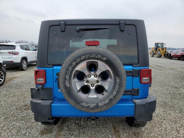 1C4AJWBG6GL185646 - 2016 JEEP WRANGLER SAHARA BLUE photo 6