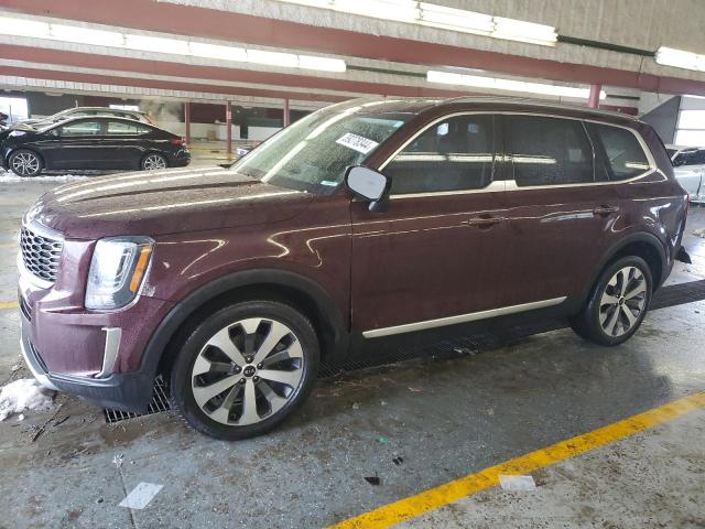 5XYP6DHCXMG138146 - 2021 KIA TELLURIDE S BURGUNDY photo 1