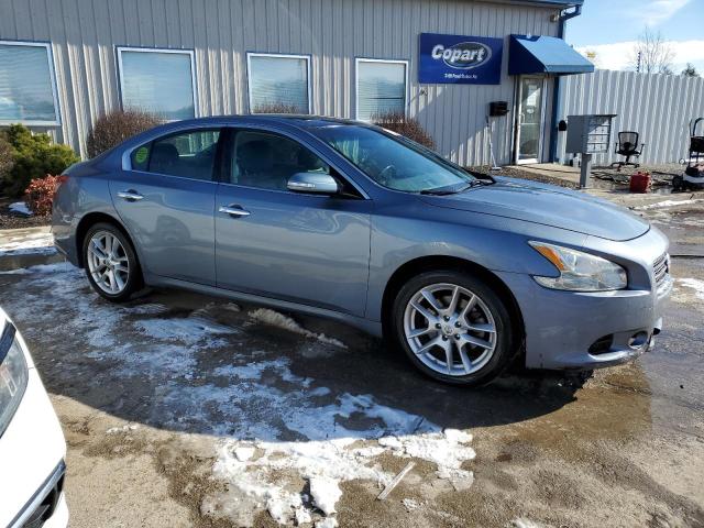 1N4AA5AP5BC861272 - 2011 NISSAN MAXIMA S BLUE photo 4