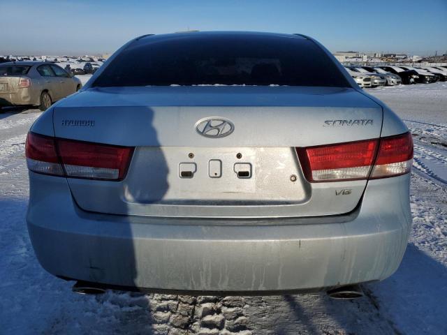 5NPEU46FX7H162941 - 2007 HYUNDAI SONATA SE SILVER photo 6